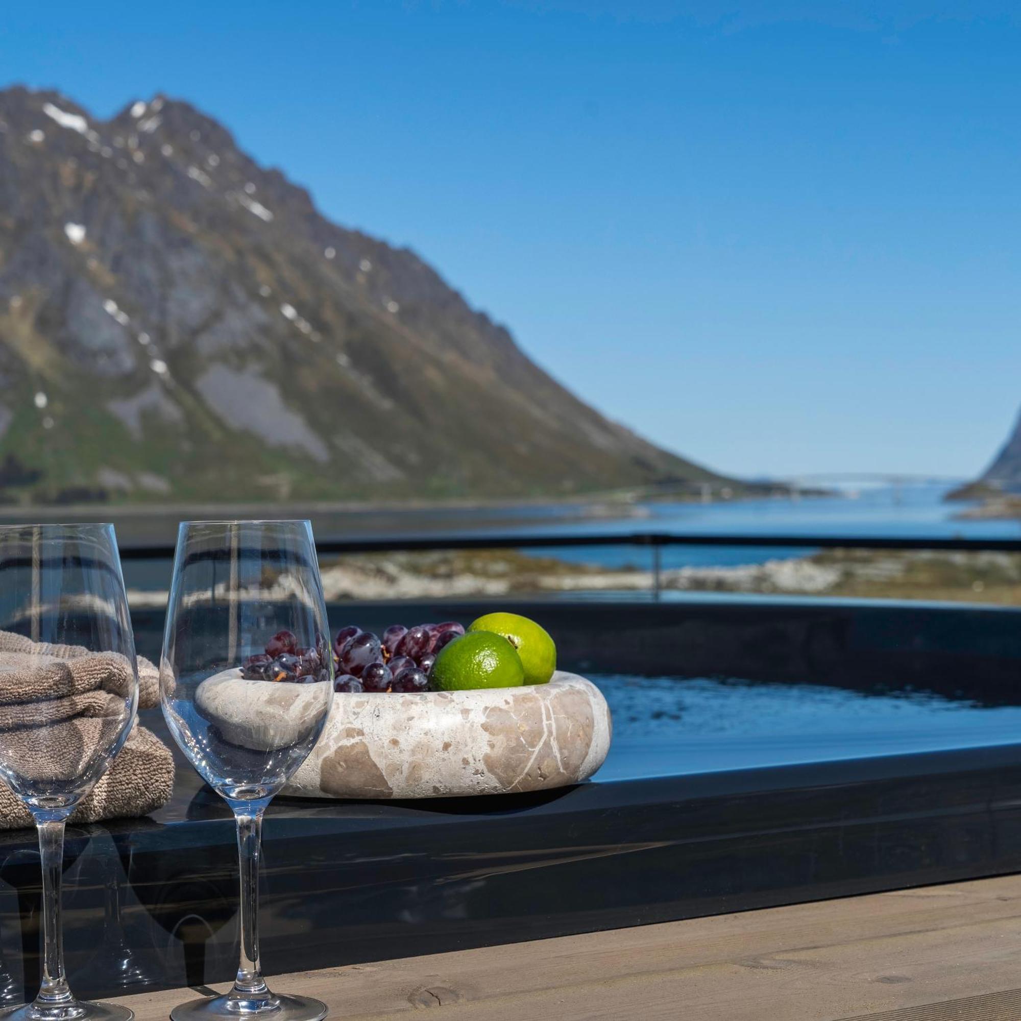 Villa New! Spectacular Cabin In Lofoten Kleppstad Exterior foto