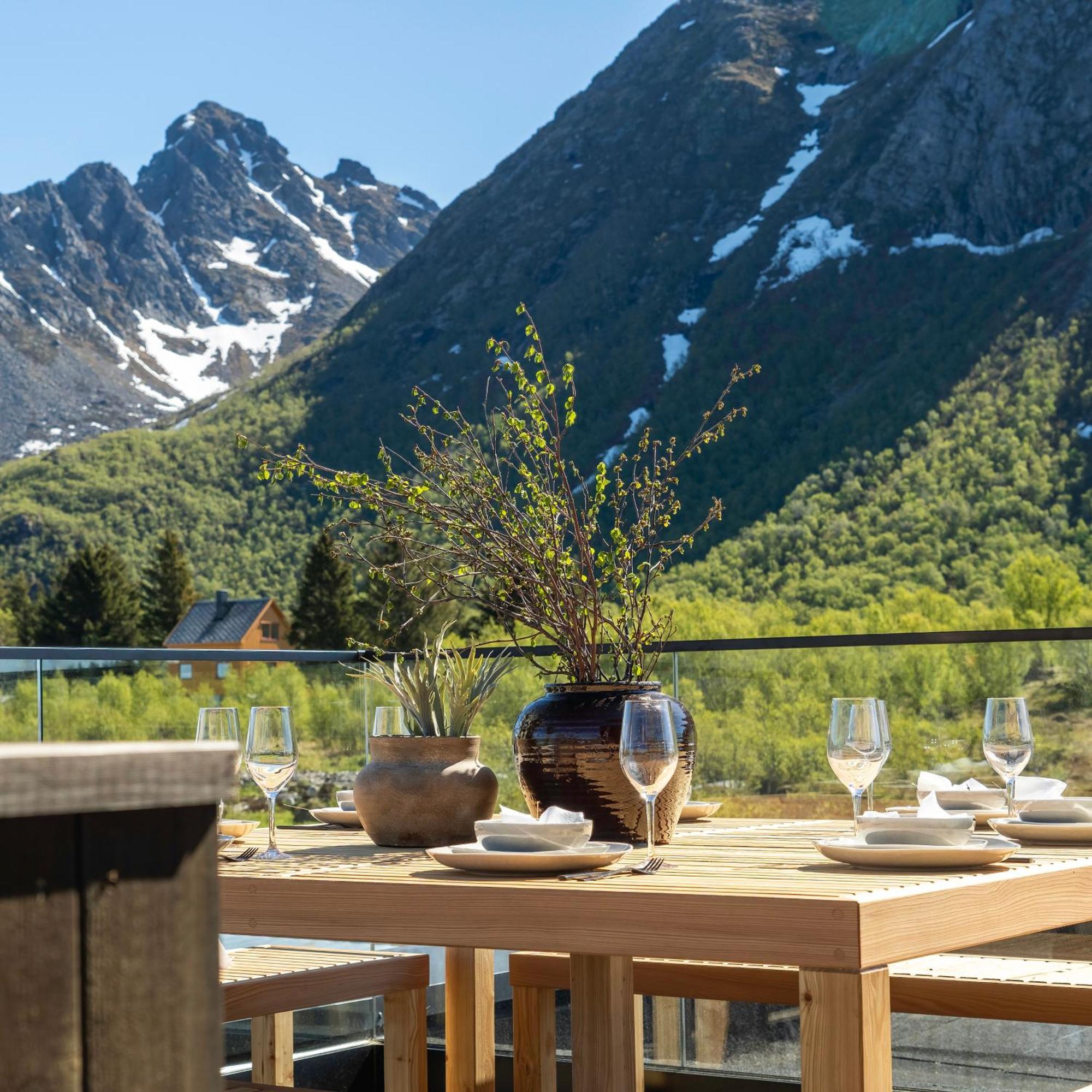 Villa New! Spectacular Cabin In Lofoten Kleppstad Exterior foto