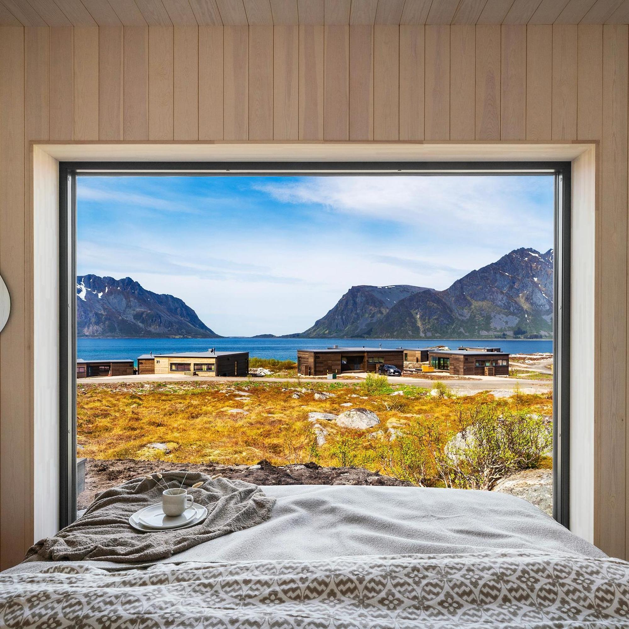 Villa New! Spectacular Cabin In Lofoten Kleppstad Exterior foto